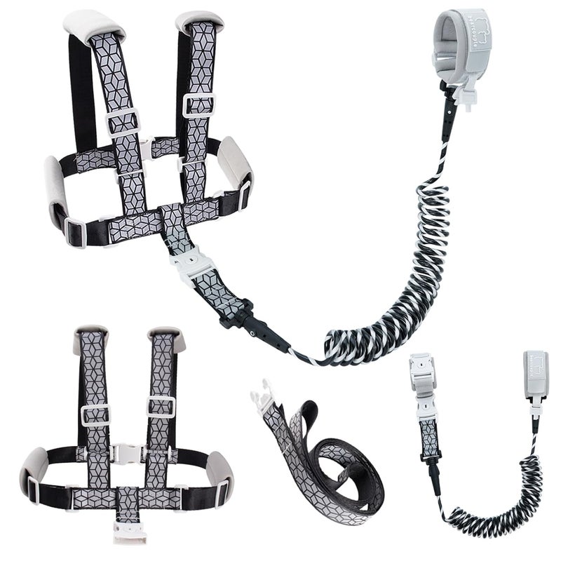 bearcouple Toddler Leash & 4-in-1 Adjustable Anti-Lost Harness | Reflective Safety Strap with Wrist Link for Boys, Girls & Kids | Secure for Outdoor, Travel, Shopping, Parks - Image 1